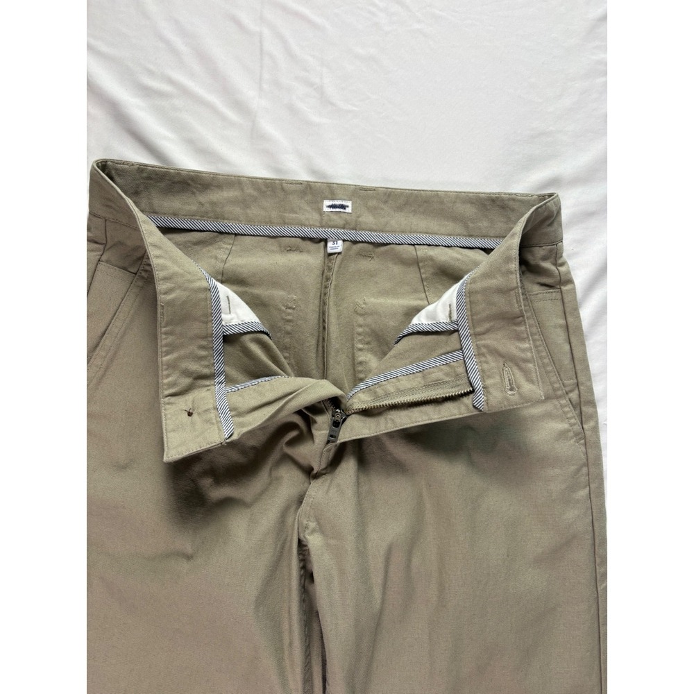 Katin Chino Pants Mens 31 Khaki Tan Cotton Straight Leg Surf Relaxed Heritage - Picture 5 of 9